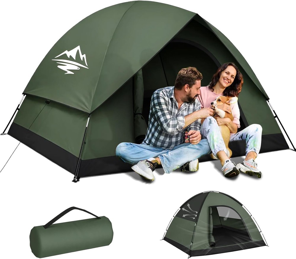 Tent for Camping with Rainfly Waterproof Windproof Easy Setup PortableHiking