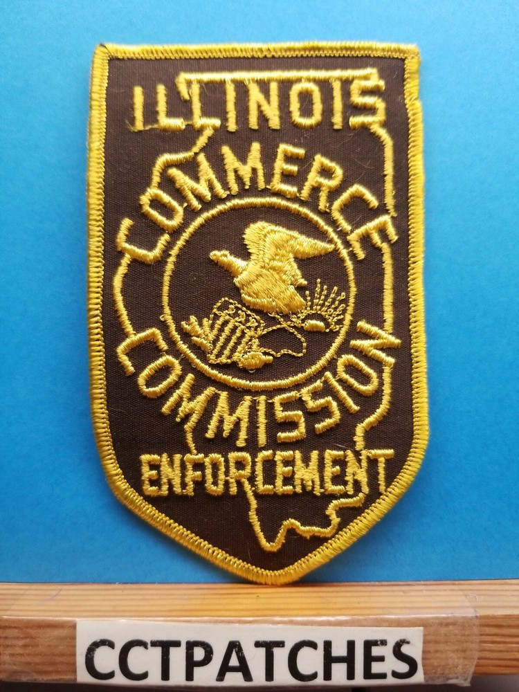 ILLINOIS COMMISSION ENFORCEMENT POLICE SHOULDER PATCH IL