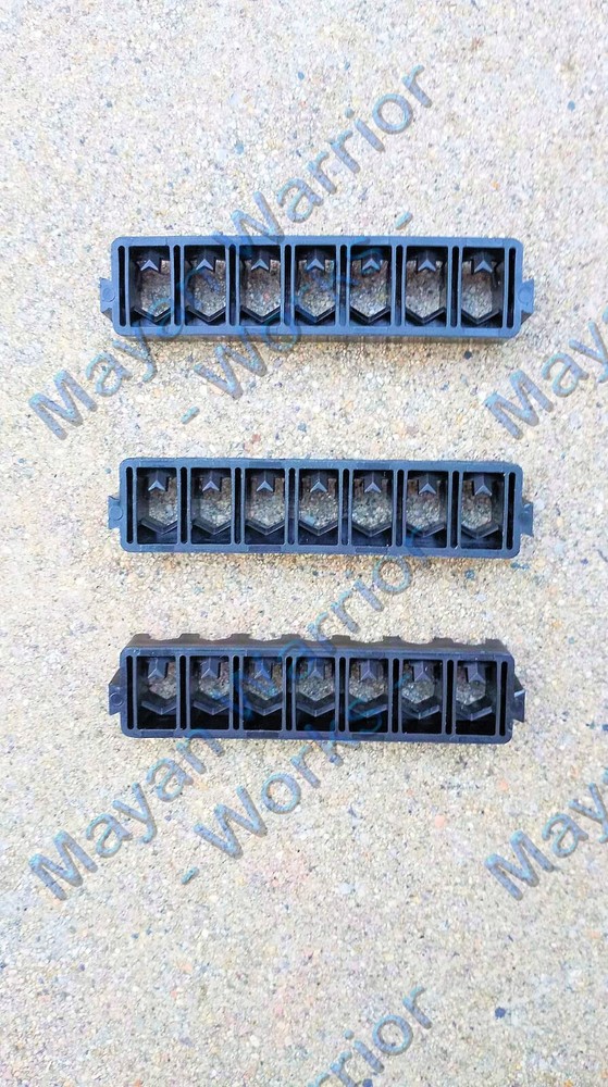 3 Genuine DEWALT Small Bit Holders - 1 set - Capacity 7 bits each, total 21 bits