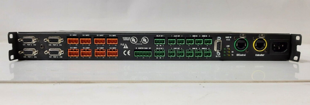 QSC Basis 922uz BASIS-922UZ Amplifier/Loudspeaker Control Processor