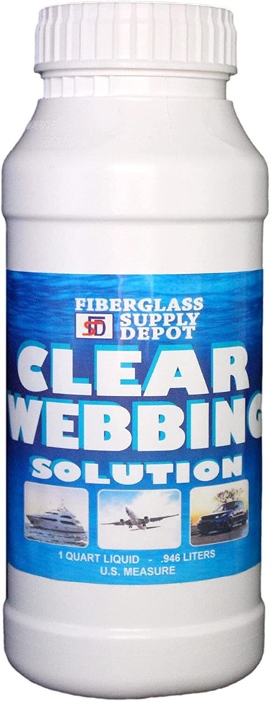 Webbing Solution for Gelcoat - Quart