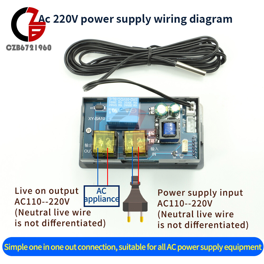 WIFI Remote Thermostat Digital Smart Automatic Temperature Controller with Probe