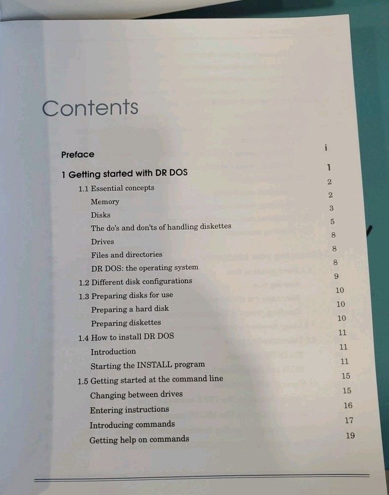 Vtg DR Dos 5.0 Operating System Personal Computers 1990 Digital Research