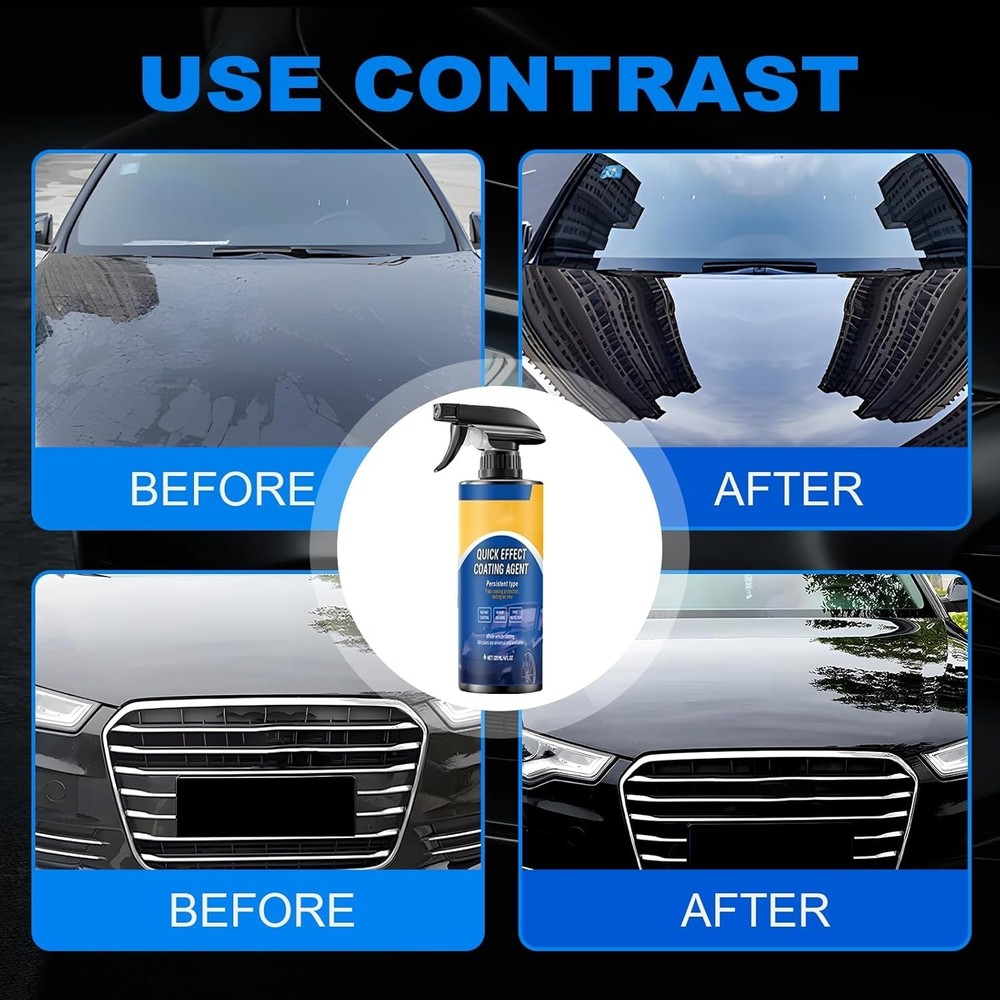 Advanced Car Quick-Acting Coating Agent Spray, Car Coating Spray, Quick Effect