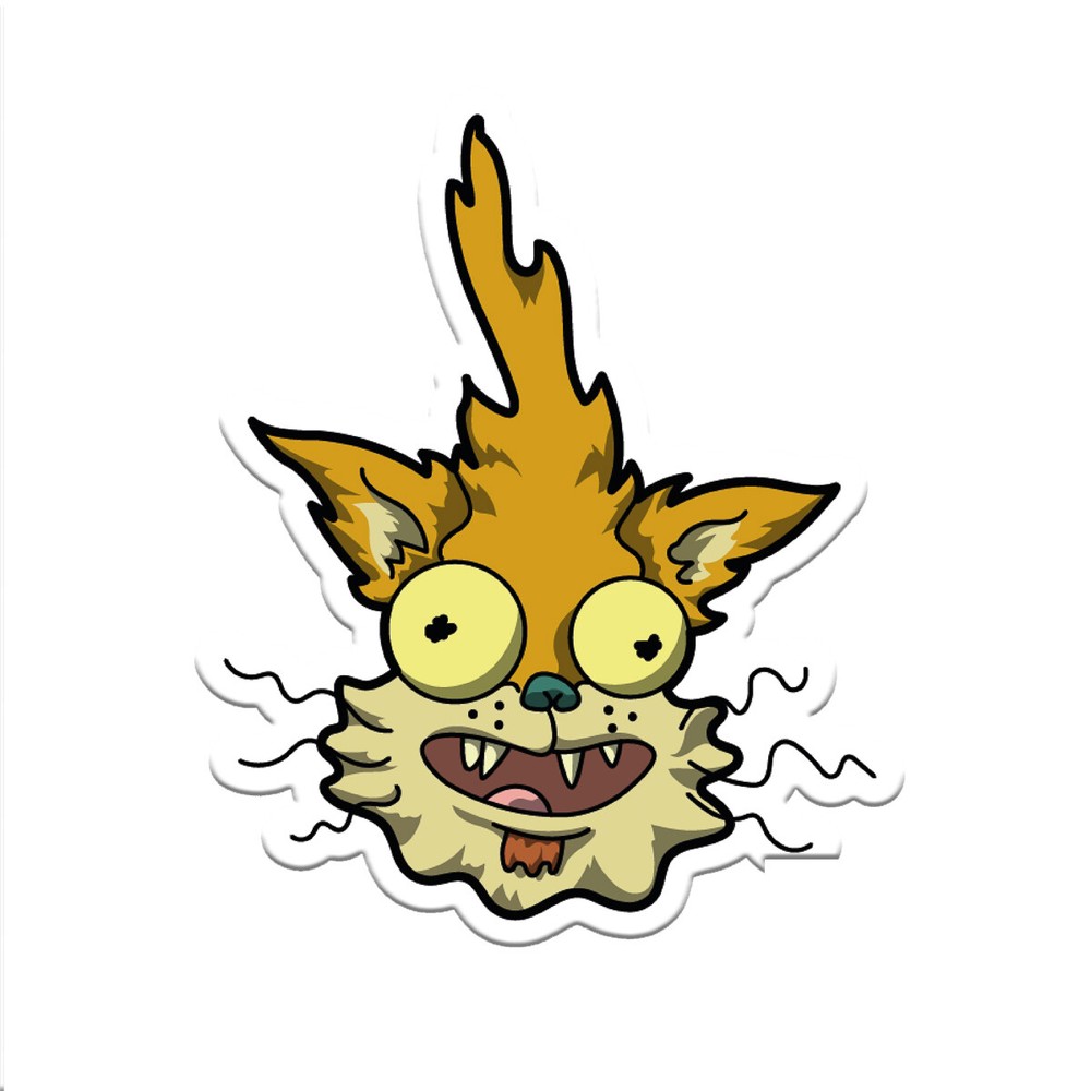 Rick and Morty Squanchy Sticker Decal