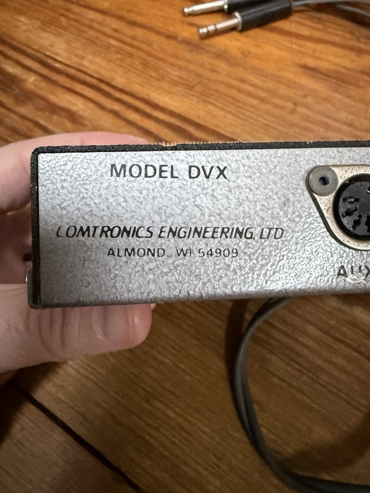 Comtronics DVX AIRCRAFT INTERCOM Pilot Copilot Vintage Estate find.. Powers on