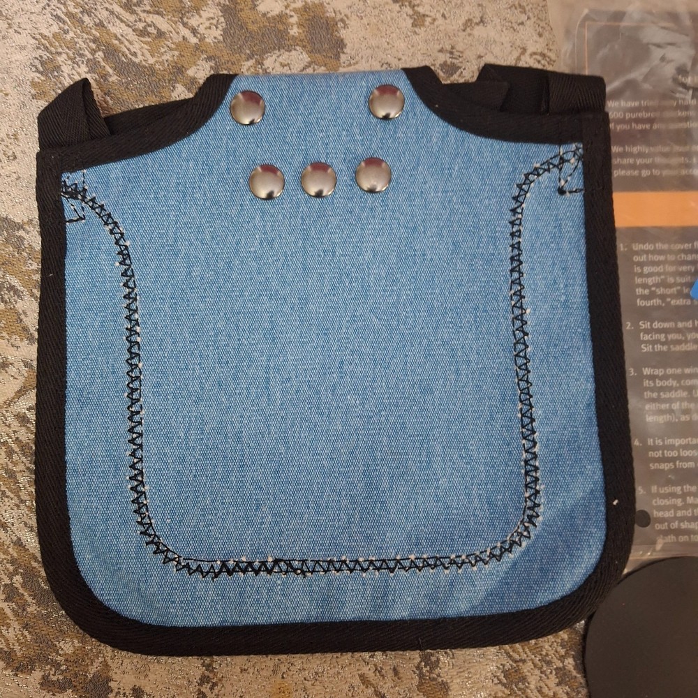 Down Under Outdoors Poultry Saddle Blue Chicken Saddle Shoulder Apron Protector