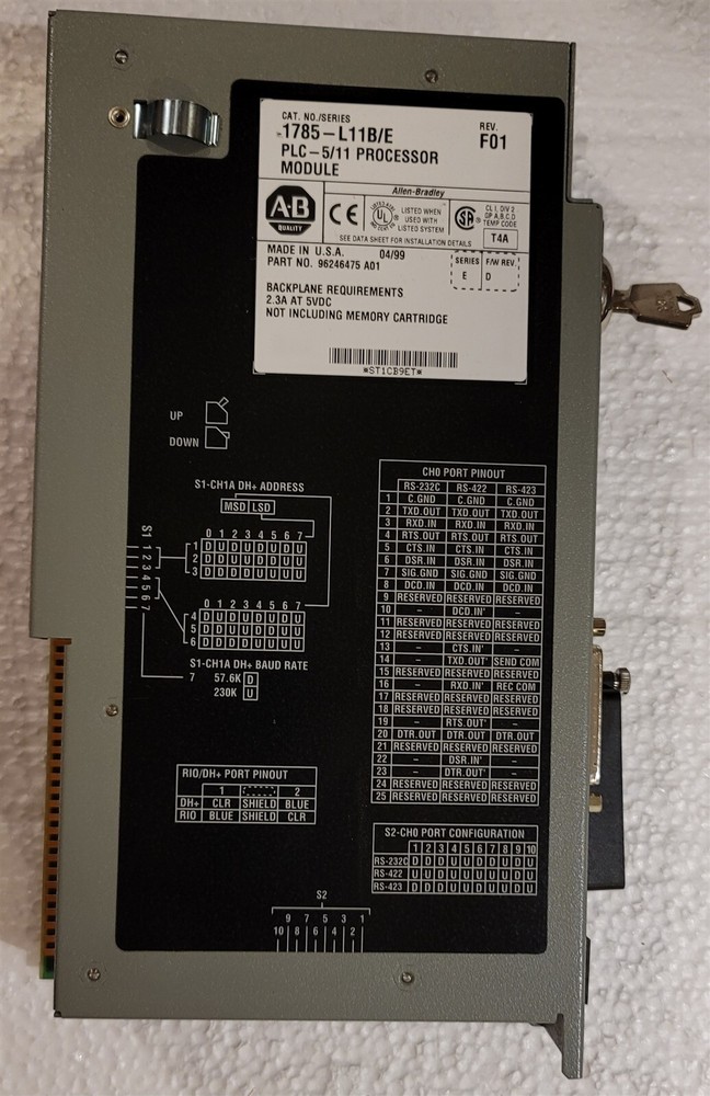 Allen Bradley Programmable Controller 1785-L11B/E