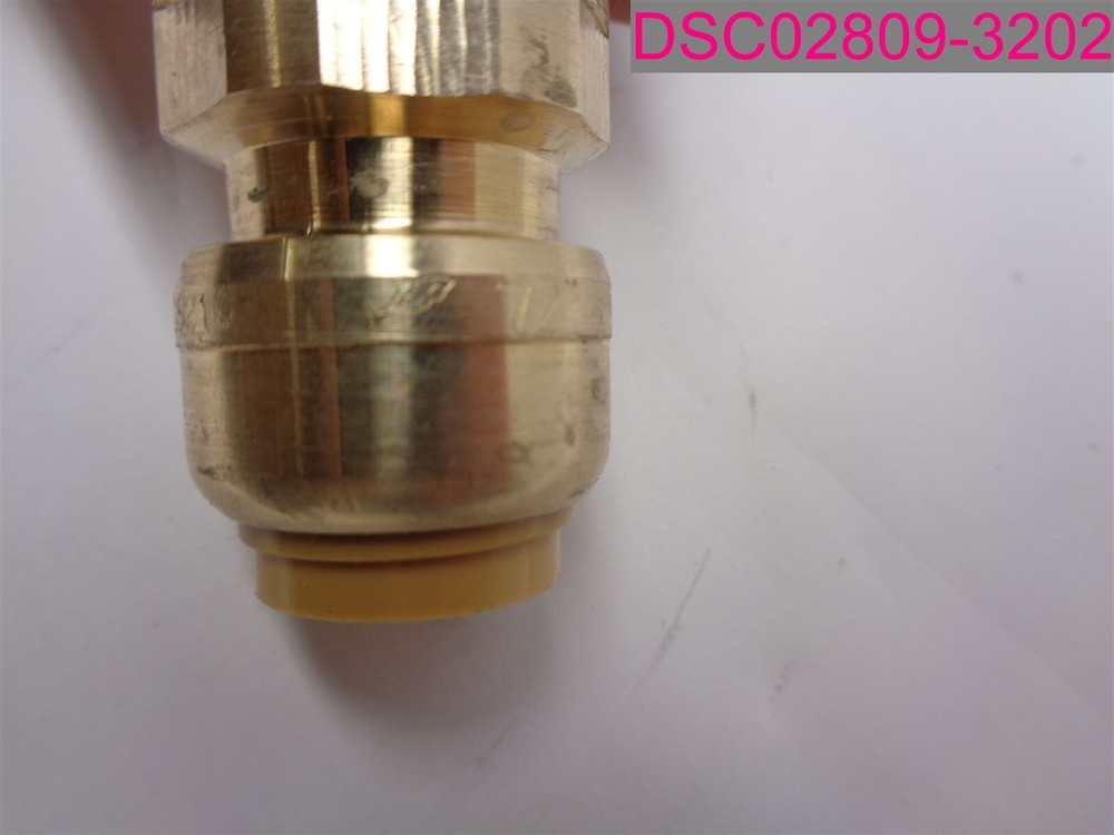 QTY=2; SharkBite 1/2" Adapter, Push to Connect Female Adapter Fitting