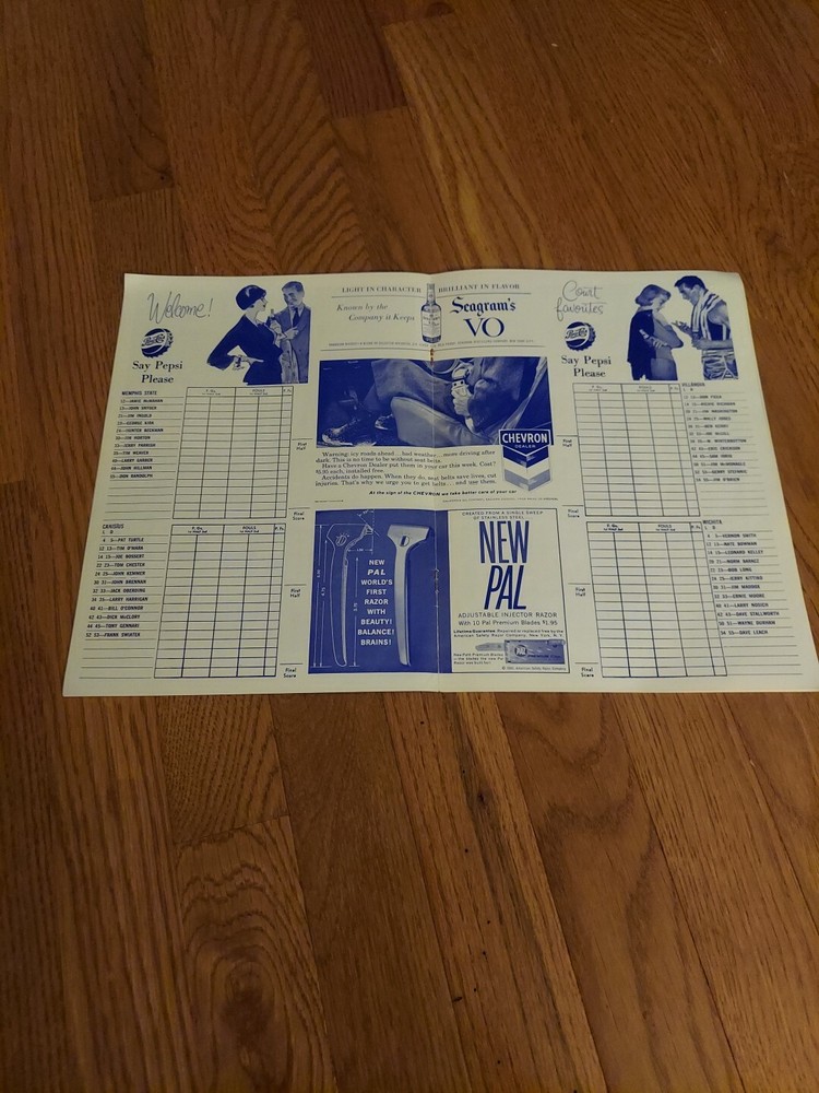 National Invitation Tournament 1963 Program Madison Square Garden