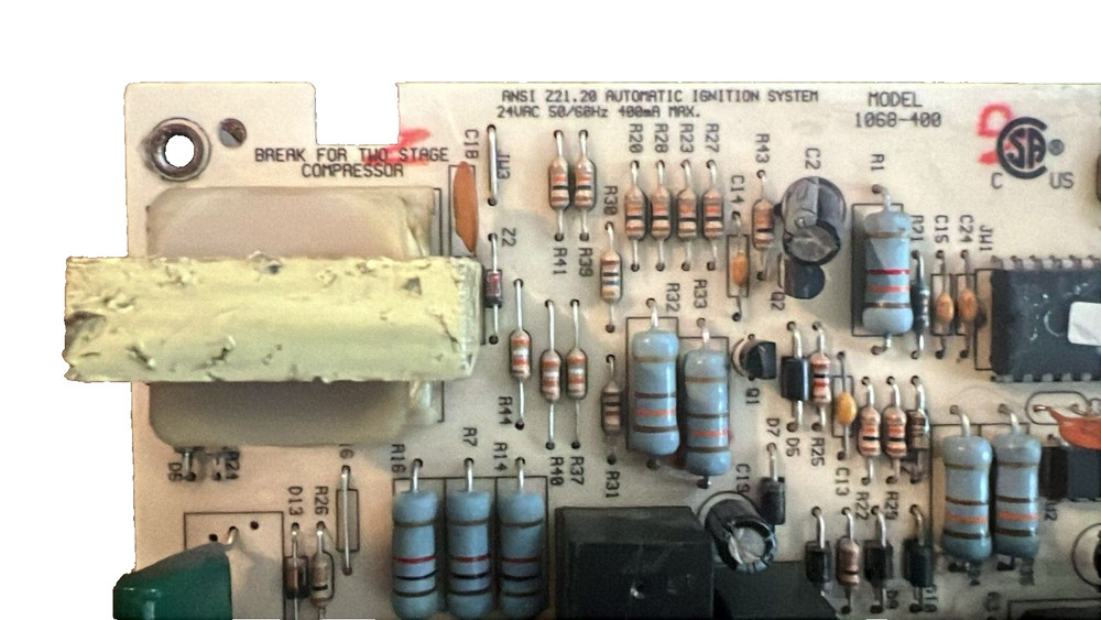 TWO STAGE - 1068-400 Goodman PCBAG123S Ignition Control Board