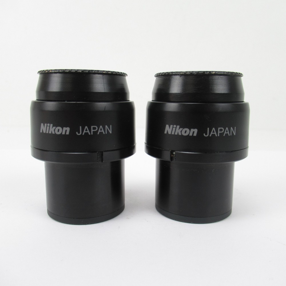 NIKON CFI 10X/22 MICROSCOPE EYEPIECE PAIR FOR ECLIPSE E & I SERIES