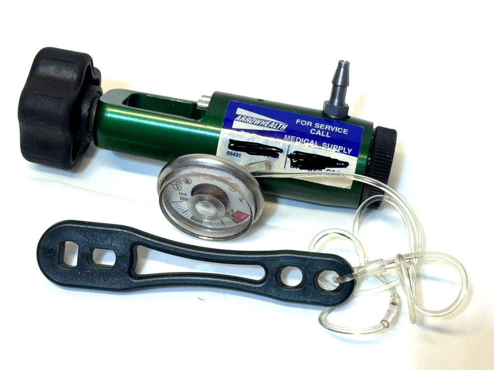 0-8 LPM Oxygen Regulator 50 PSI Respiratory Group