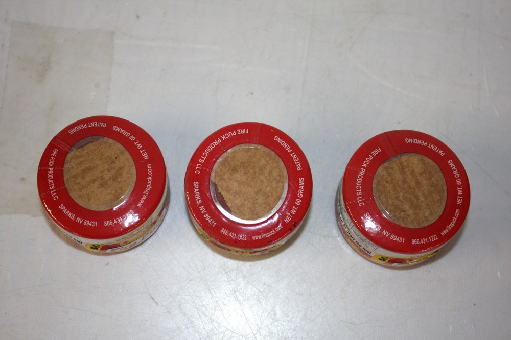 Set of 3 Fire Puck Matchless Fire Starters
