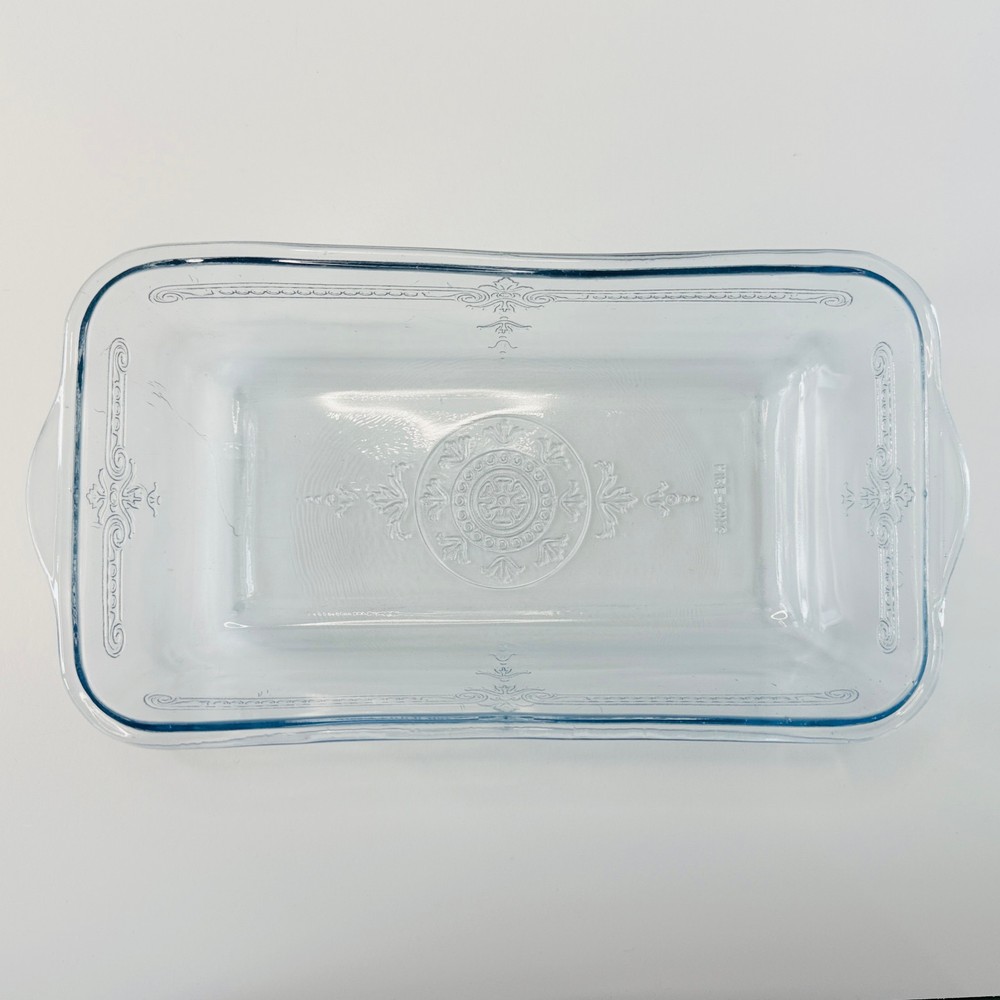 💠 Fire King Philbe Sapphire Blue Rectangular Loaf Pan