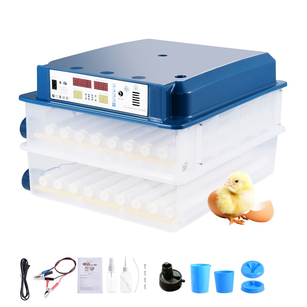 Automatic 120 Eggs Incubator Temperature Control Digital Chicken Egg Hatcher
