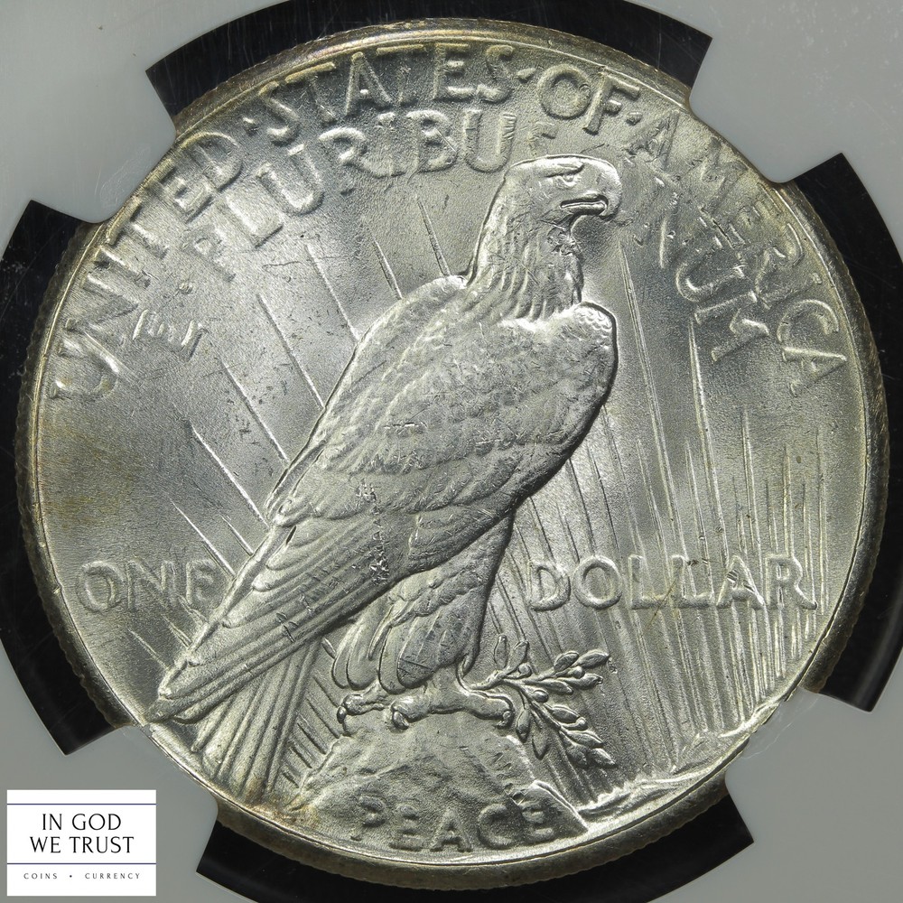 1927 Peace Silver Dollar $1 NGC MS 64 CAC