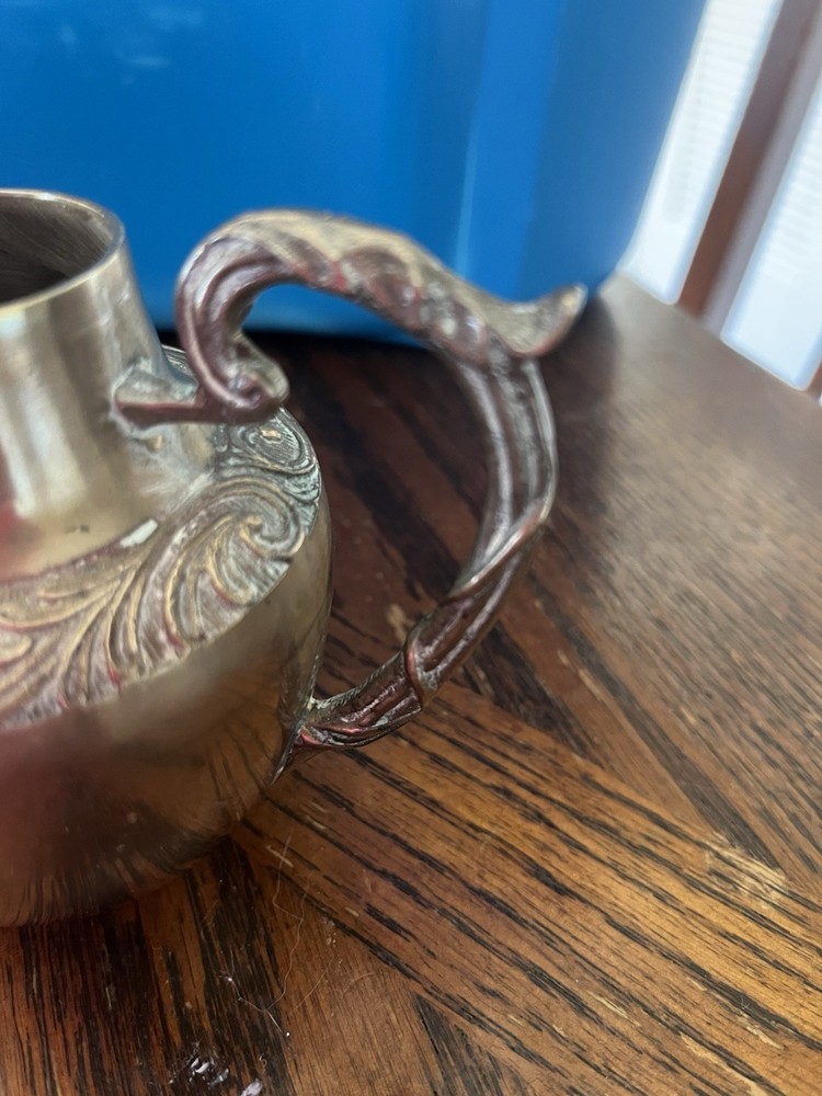 Brass Double Handle Jar and Lid