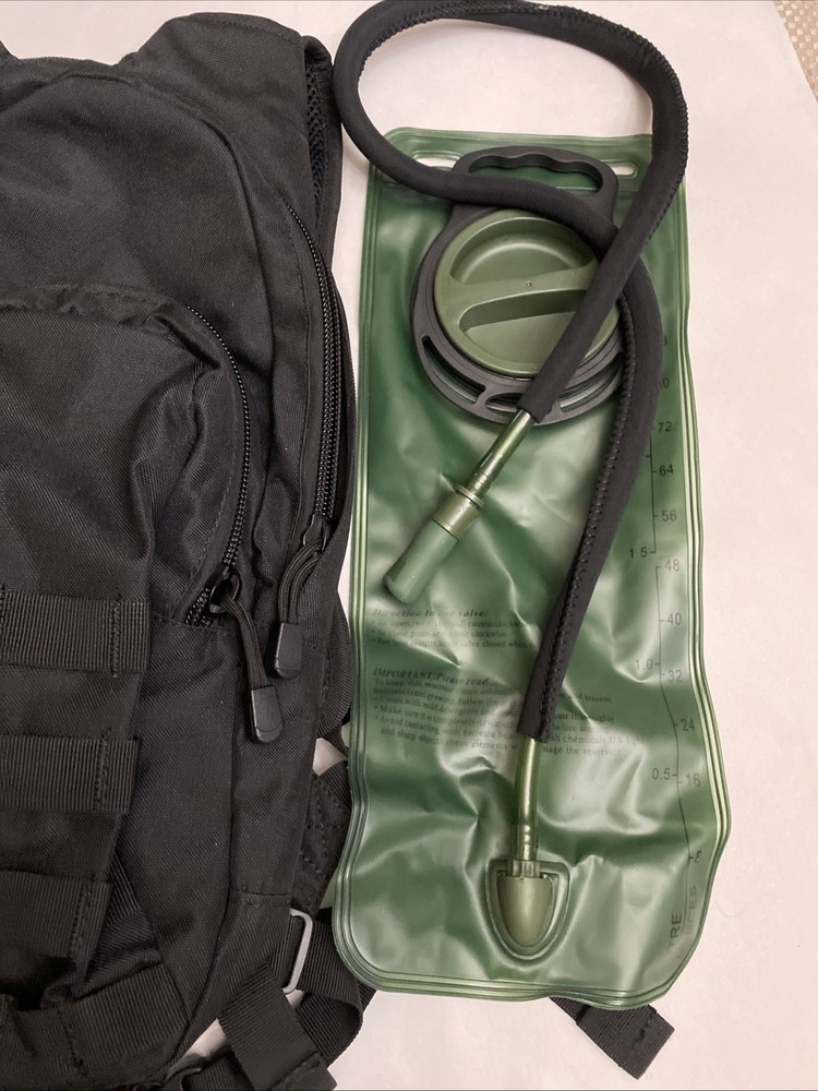 FOX TACTICAL Compact Modular Hydration Padded Backpack Tactical Black