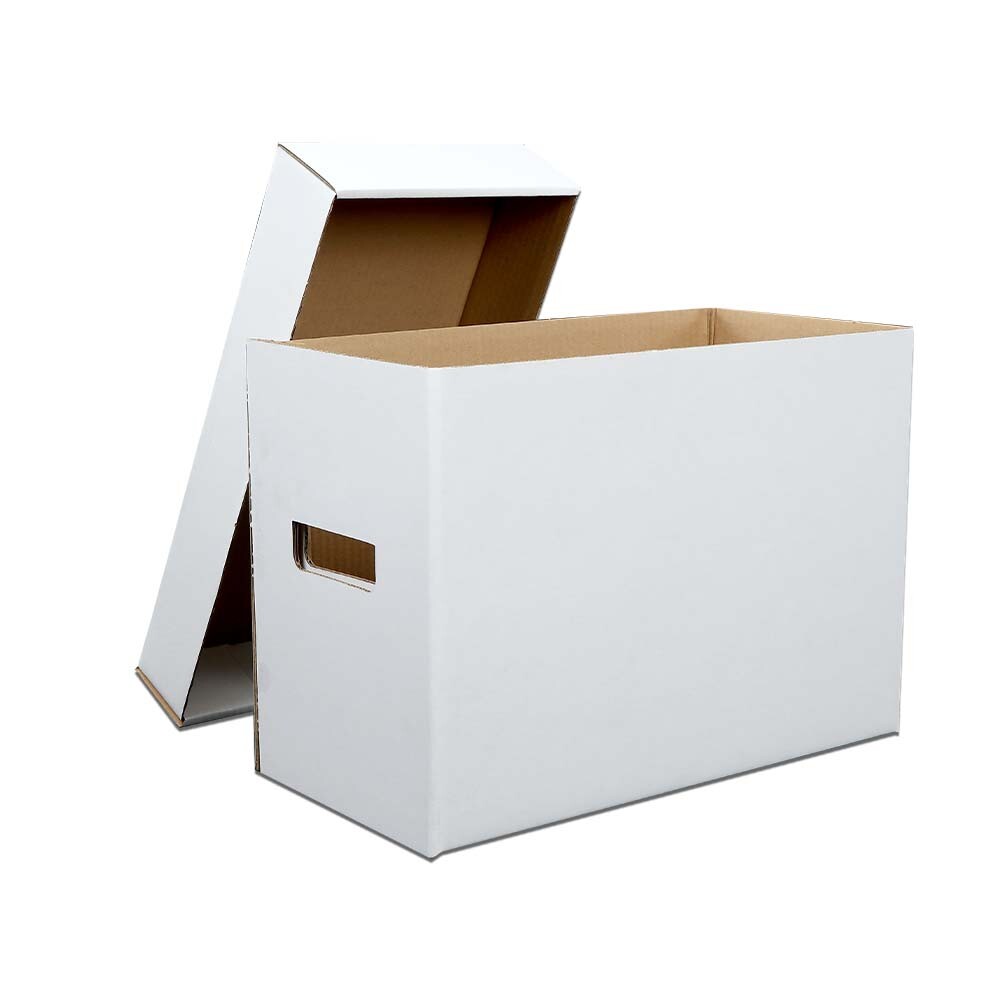 10Pcs Comic Books Storage Boxes Short Holds 150-175 Stackable Durable Archive US