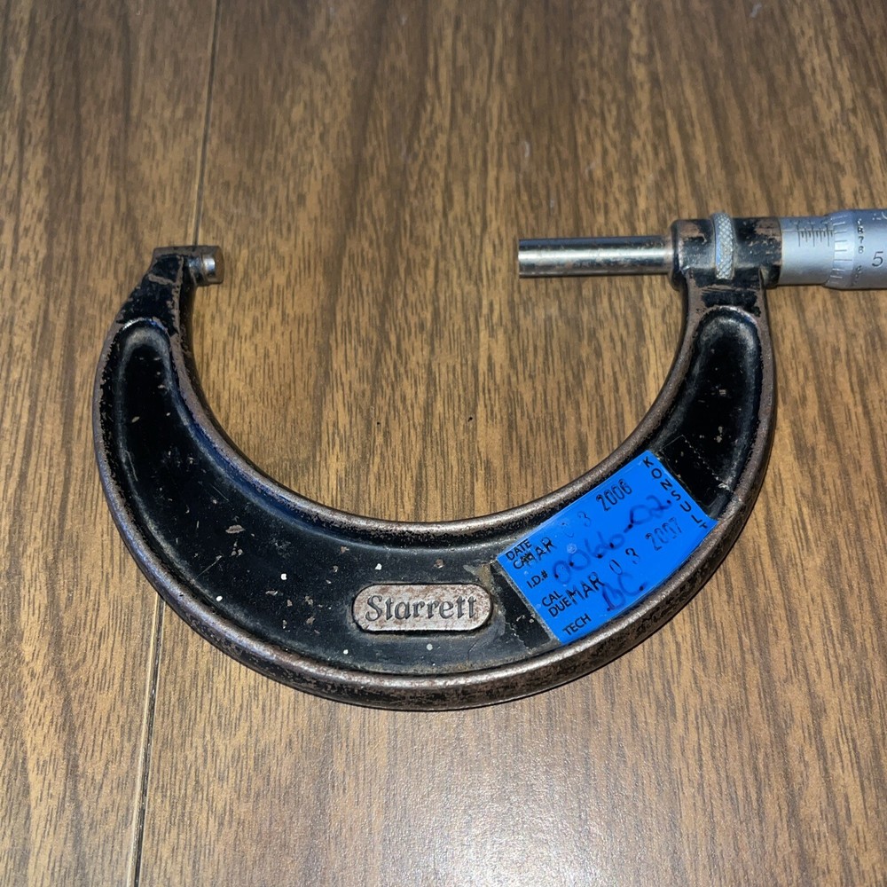 Vintage Starrett Micrometer Number 436 2" to 3"