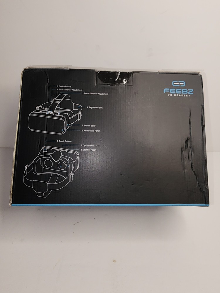Feebz Vr Headset Blue Black