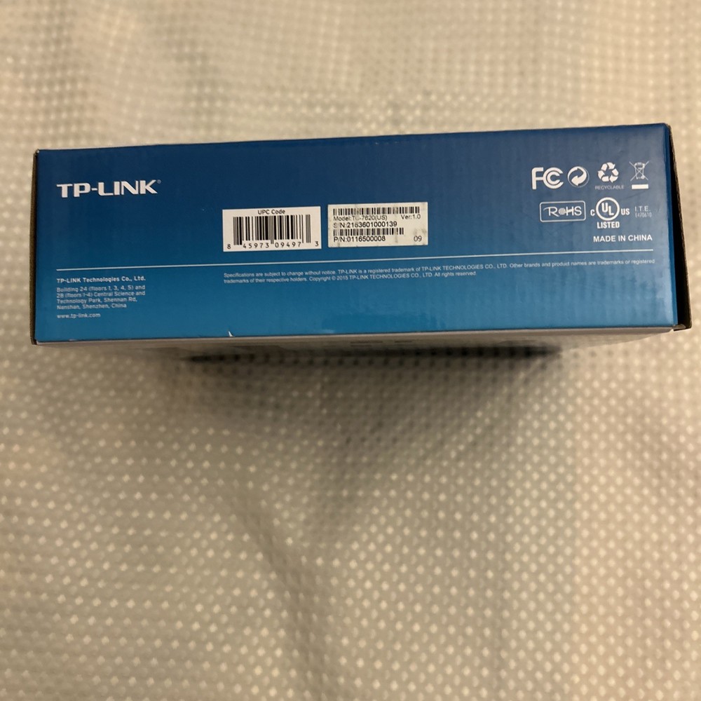 TP-LINK TC-7620 680Mbps Cable Modem - Pre-Owned - DOCSIS 3.0