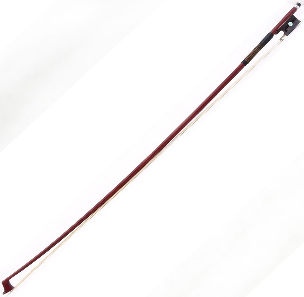 Pro Master Antique Pernambuco Octagonal Violin Bow 4/4 Value Big eye Frog Silver