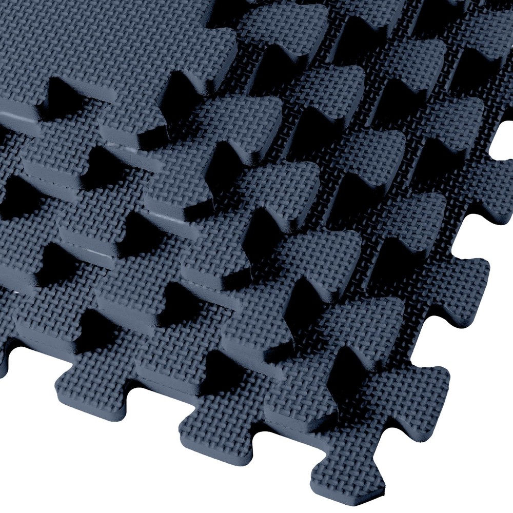 1/2" Thick Multipurpose EVA Foam Exercise Floor Mat, Interlocking Tiles, Anti...