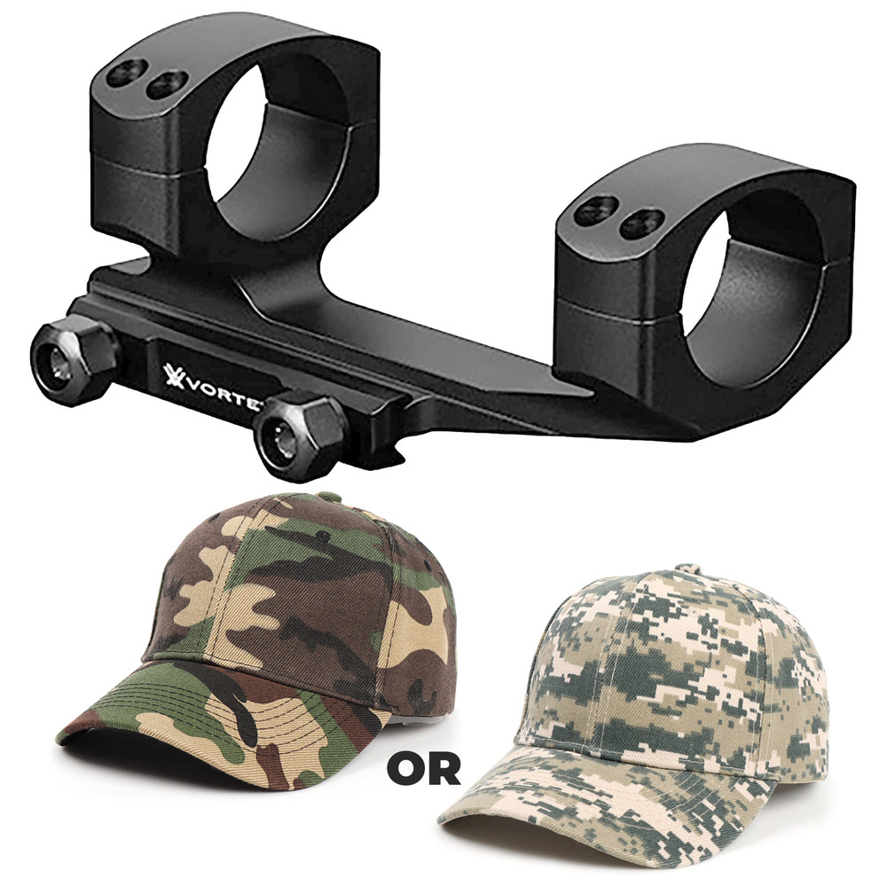 Vortex Optics Pro Extended 34mm Cantilever Mount  with Free Hat Bundle