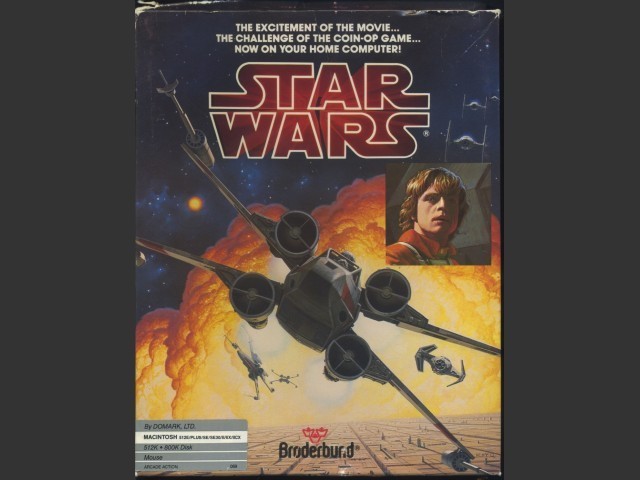 Vintage Macintosh Mac Program Game STAR WARS 800K Disk 512k, Plus, SE, Classic
