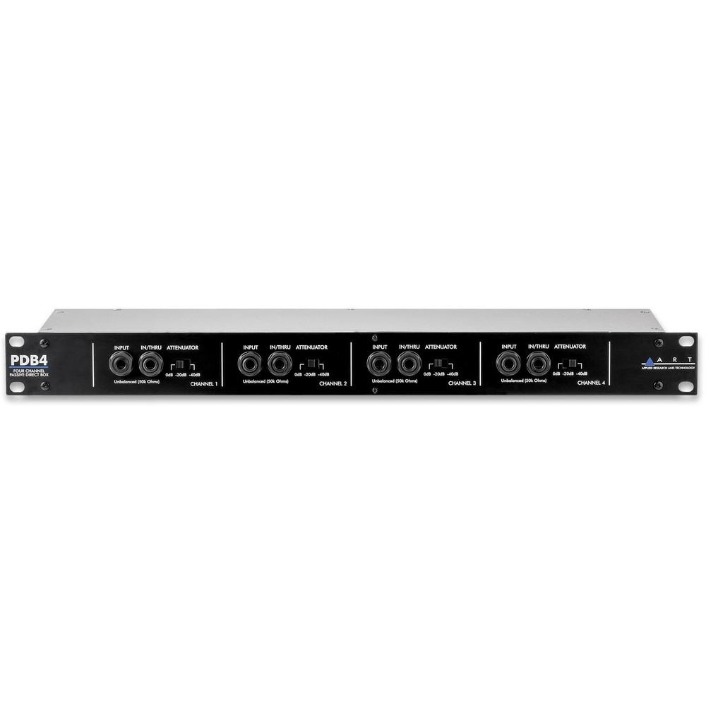 ART PDB4 4-Channel Passive Direct Box Bundle with XLR Cables