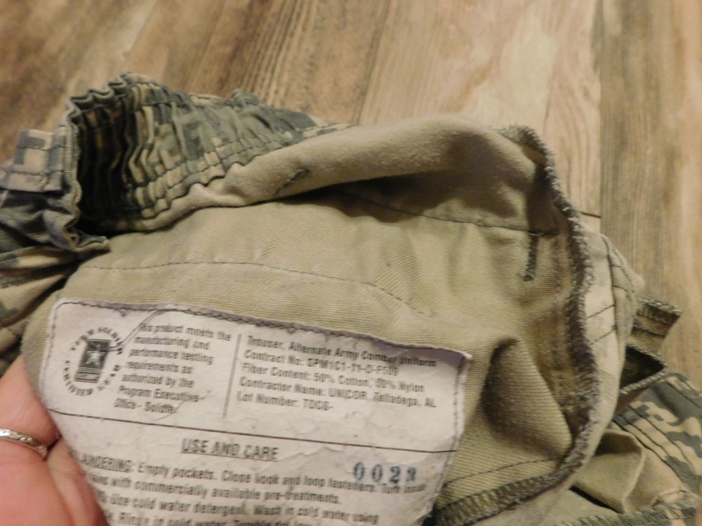 ARMY ACU ALTERNATE PANTS SIZE 25 REGULAR