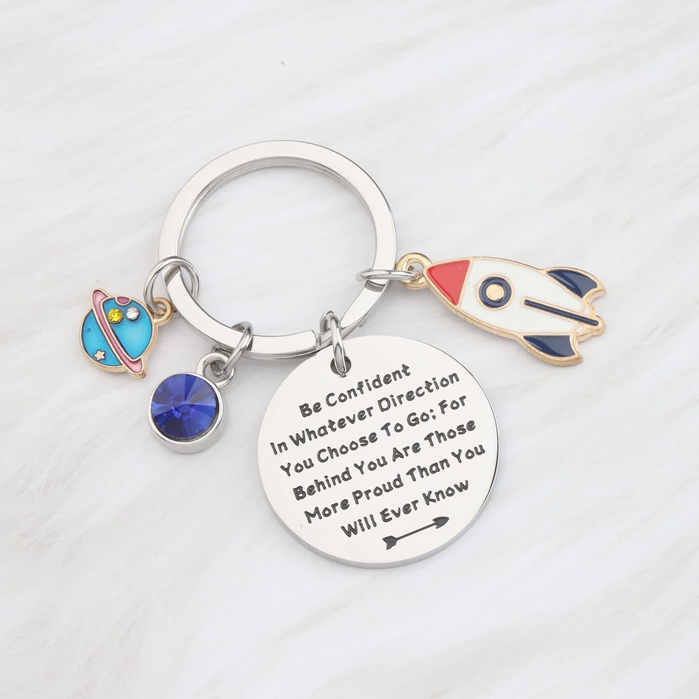 Rocket Ship Keychain Astronaut Gift Future Astronaut Gift