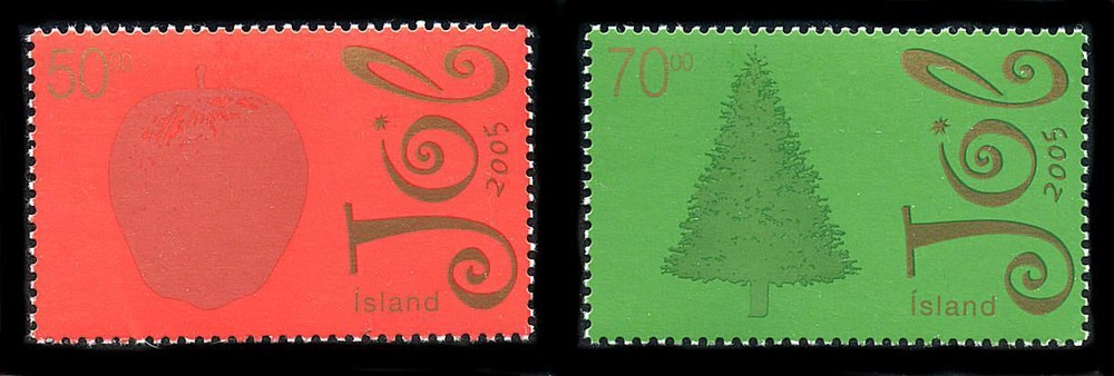 Iceland: 2005 Christmas Issues (1061-1062) MNH