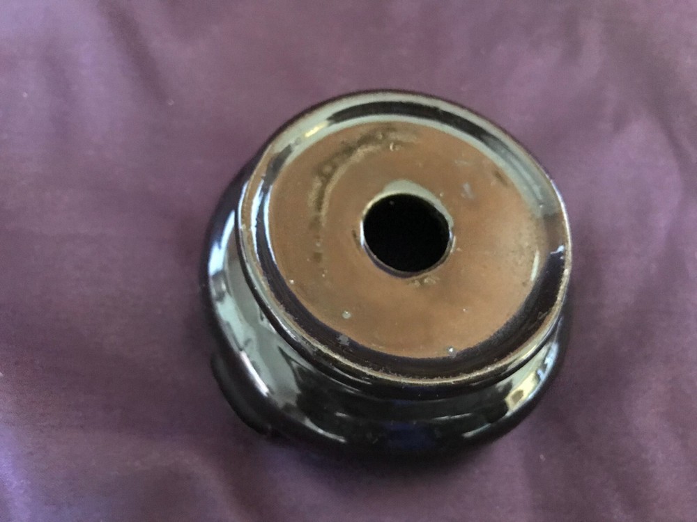 BLACK ROUND DISPLAY EASEL / Candle Holder ~ 2 INCH