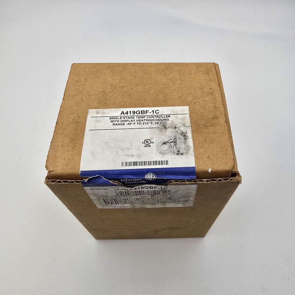 Johnson Controls A419GBF-1C Temp Controller 24 VAC Display