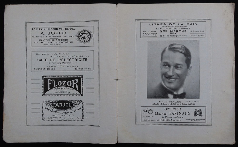 1920 PALACE Music Hall Art Deco Style Program