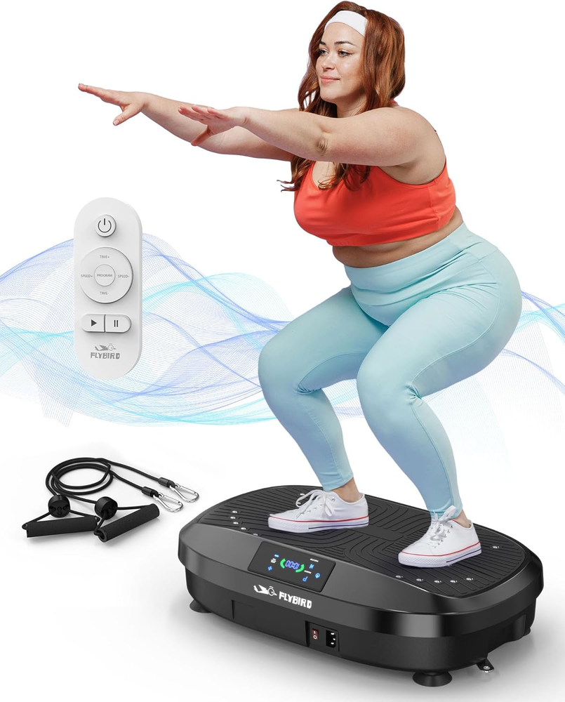 FLYBIRD Vibration Plate- 4D & Oscillation Two Types Vibration Platform, Whole &