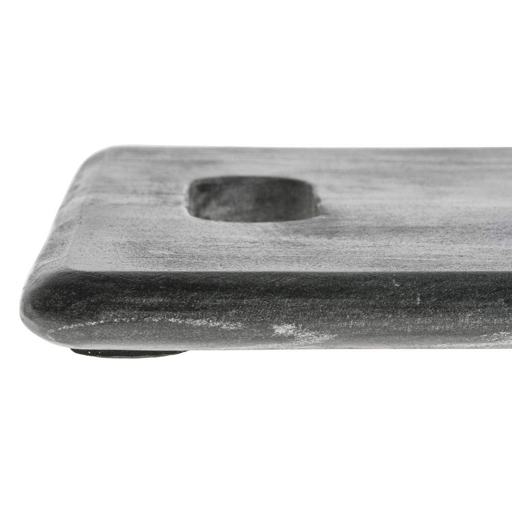 Marble Serving Board Black - 18"L x 9"W x 1/2"H