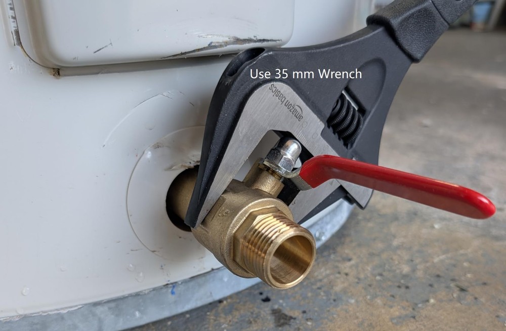 House Mods HMP012 Full Port Water Heater Straight Drain Valve(LF Compliant...