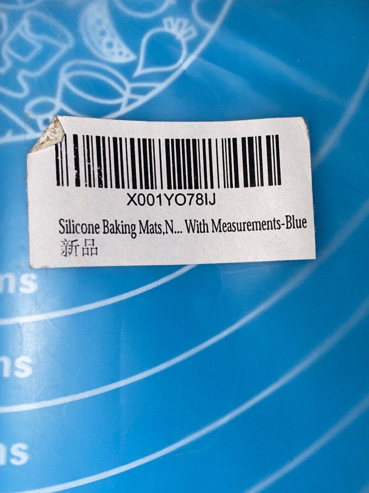 Large Silicone Baking Mat with Measurements & Scraper & Spatula