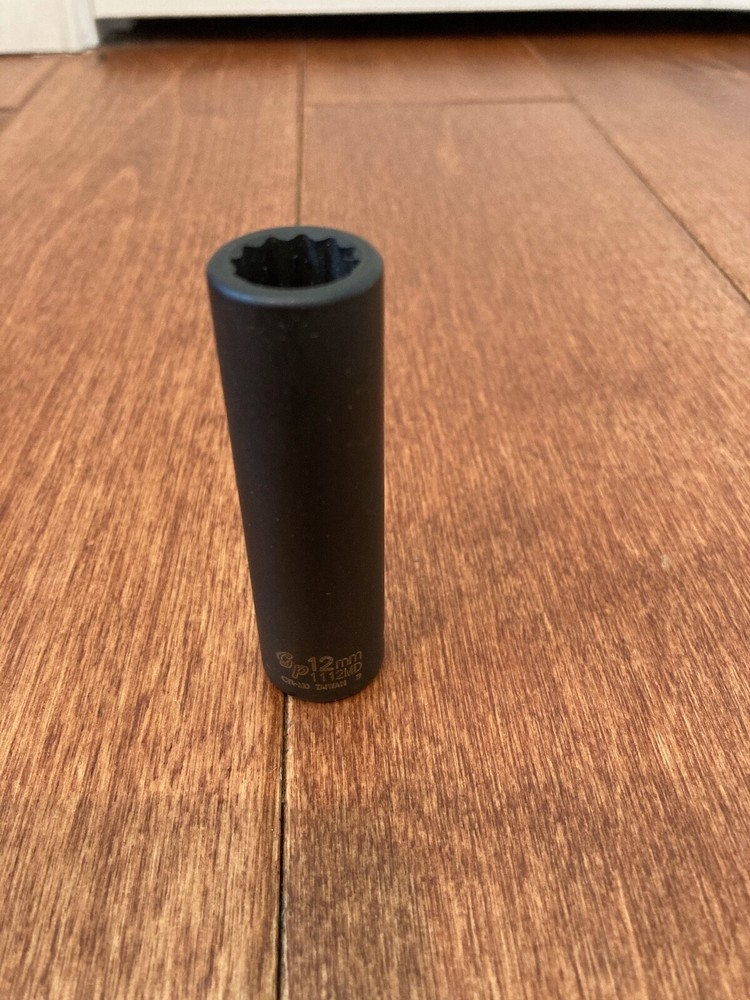Grey Pneumatic 1112MD 3/8" Drive x 12mm Deep Socket 12 POINT