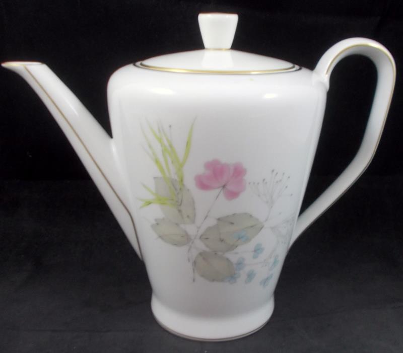 Rosenthal Parisian Spring White Coffee Pot with Lid 3187