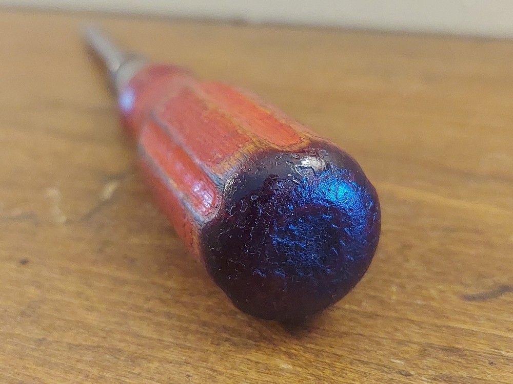 Vintage Bridgeport Phillips Screwdriver Wood Handle