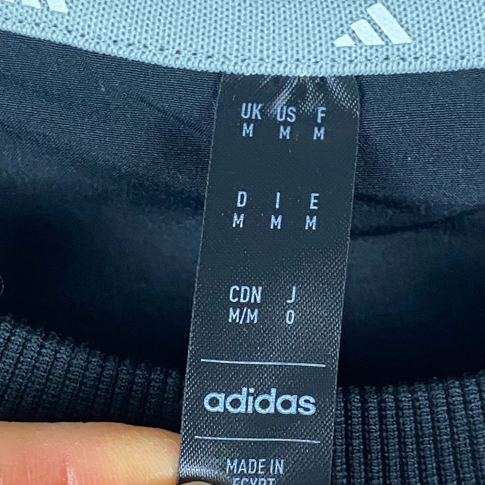 Adidas Woven Wind Golf Jacket Mens Medium Pullover Black ADVR0914
