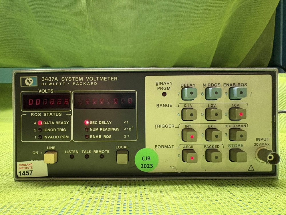 Hewlett Packard 3437A SYSTEM VOLTMETER