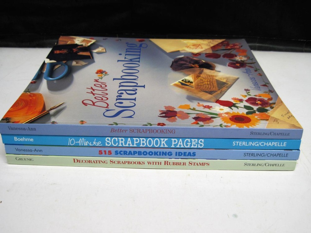 4 Paperback Scrapbooking Ideas Books New