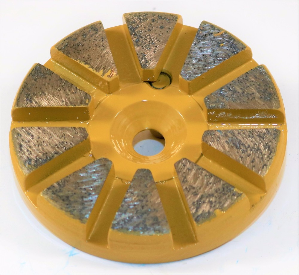 METAL-BOND DIAMOND TOOLS, 3" 10-SEGMENT - 50 GRIT