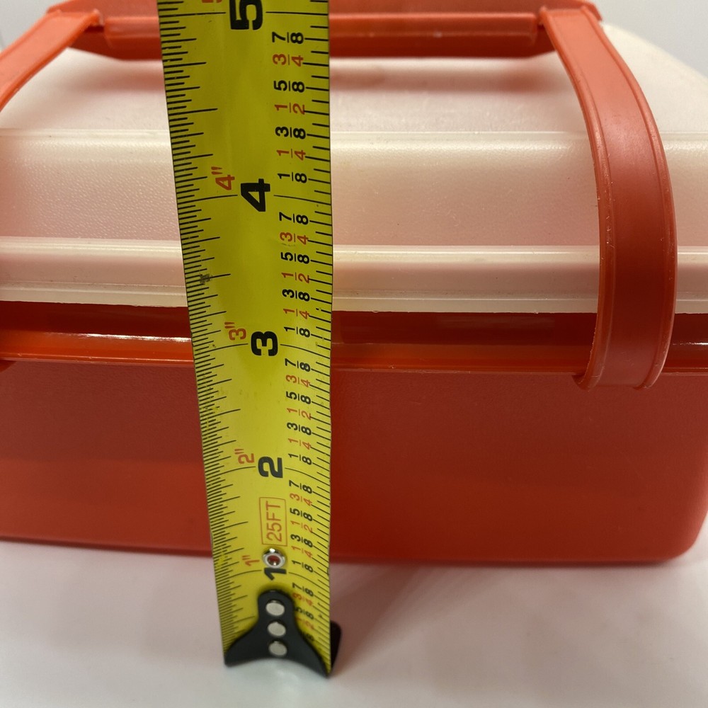 Vintage Tupperware Lunch Box Red
